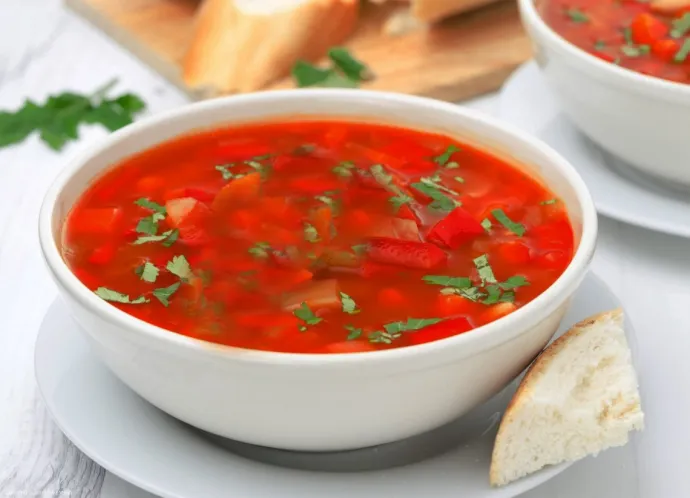 Борщ с квашеной капустой