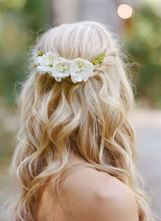 flowery braids