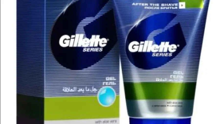 Комфорт и увлажнение с гелем после бритья Gillette Series.