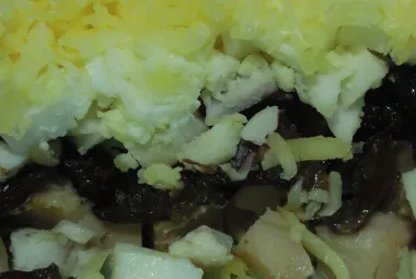 салат с курицей